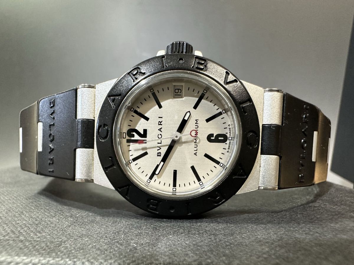 稼働品 BVLGARI ブルガリ SD38S ディアゴノ L2161 メンズ クロノグラフ