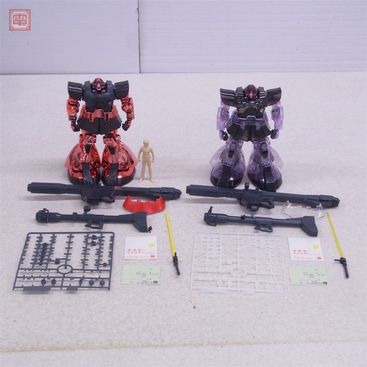 MG 1/100 MS-09RS シャア専用リックドム 改修塗装済み完成品の落札情報