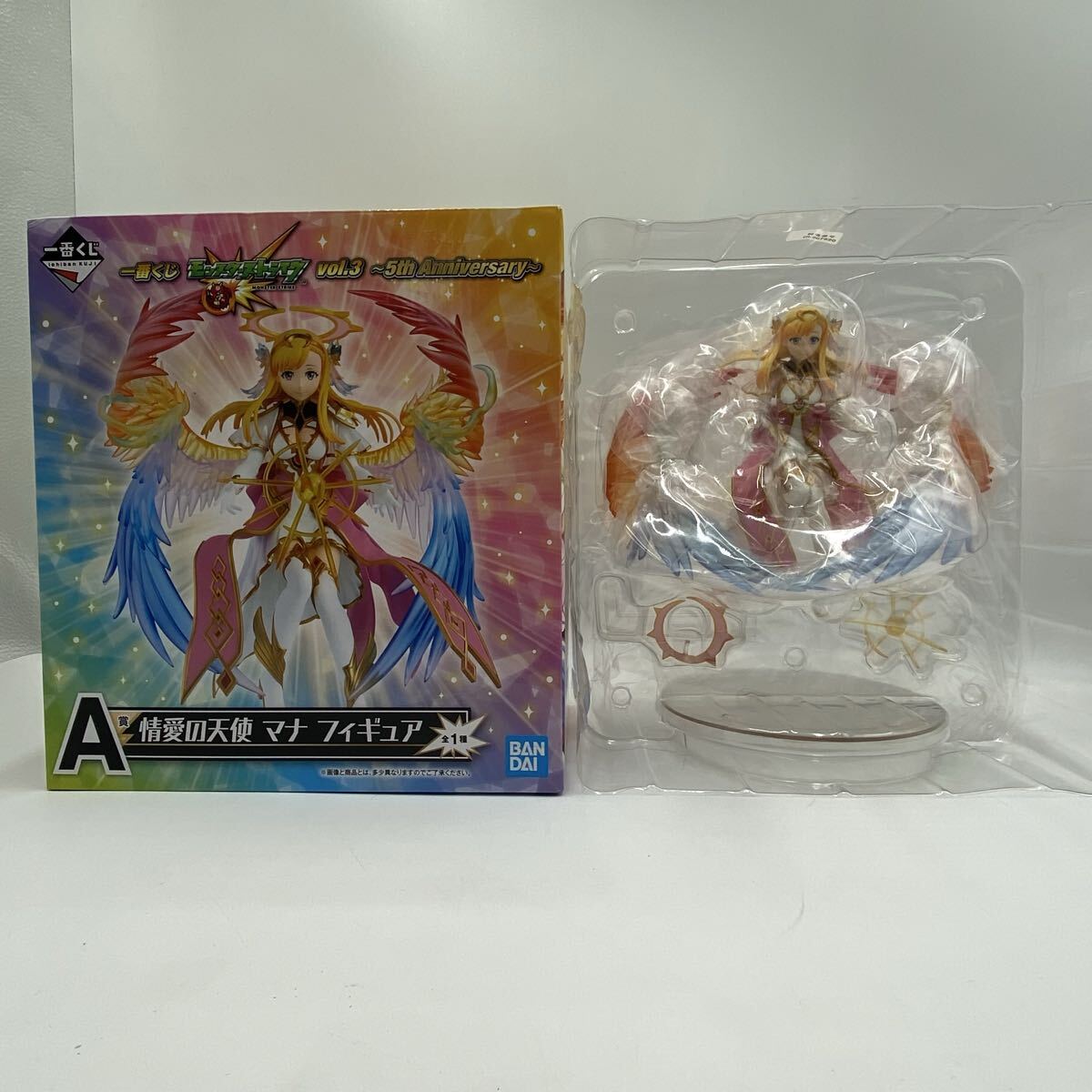 モンスト 一番くじ A賞 情愛の天使 マナ フィギュア 箱なし 美品 箱なし モンスターストライク 5th Anniversary 情愛の天使 マナ