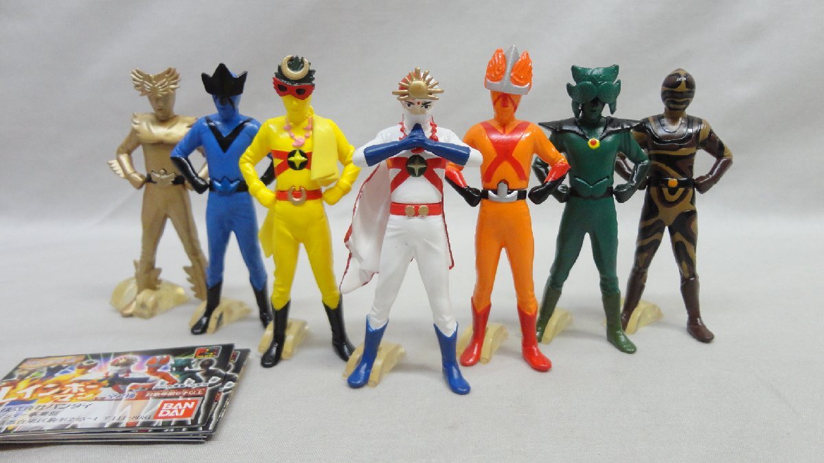 中古】万年社 愛の戦士レインボーマン 無版権 パチ ソフビ 火の化身 月