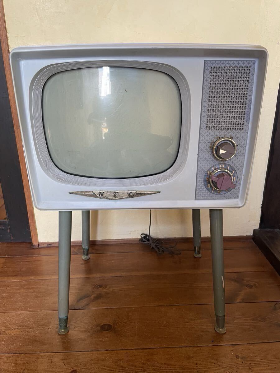 中古】SANYO ブラウン管テレビ☆ボタン式アンティークレトロ サンヨー