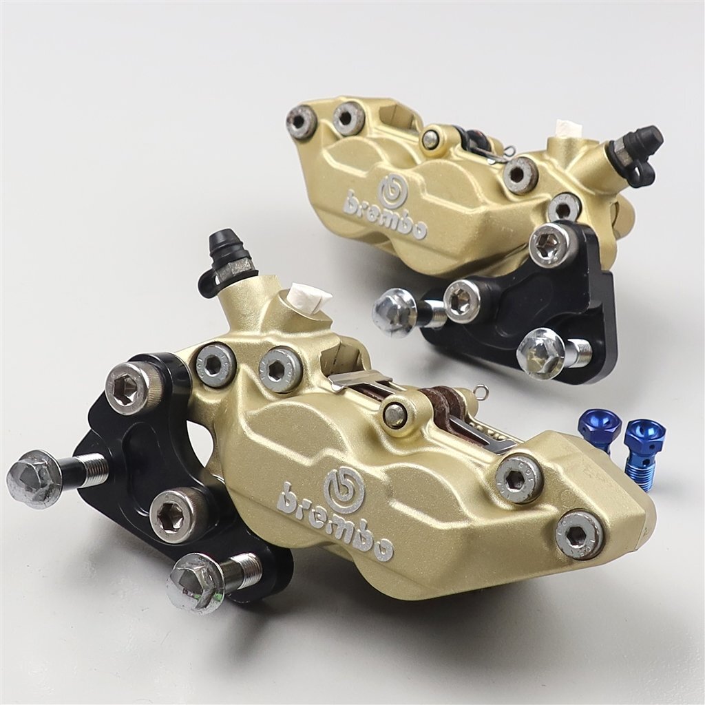 中古】♪ZXR250/ZX250C ブレンボ フロントブレーキキャリパー/サポート