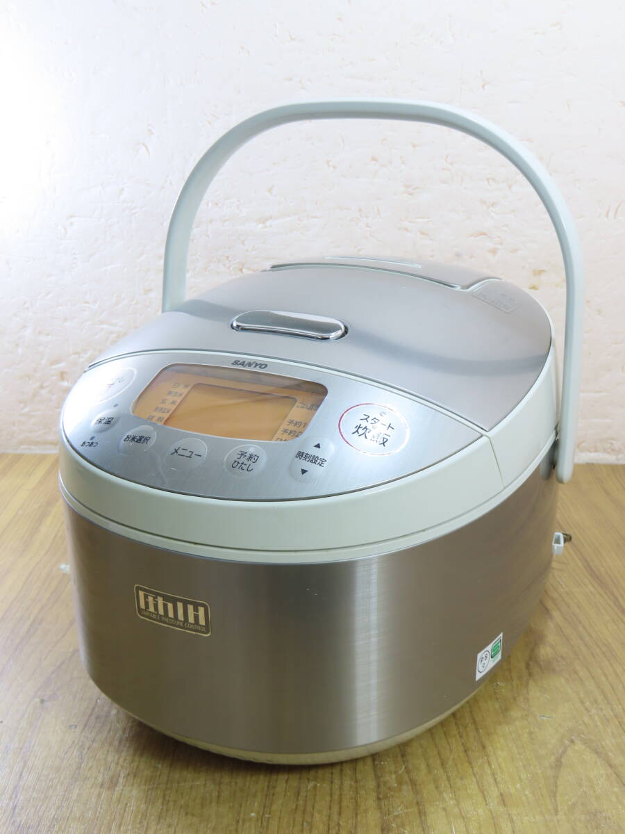 SANYO 1升炊き 炊飯器 本体 銅コート5層厚釜 良品 サンヨー 圧力IH炊飯