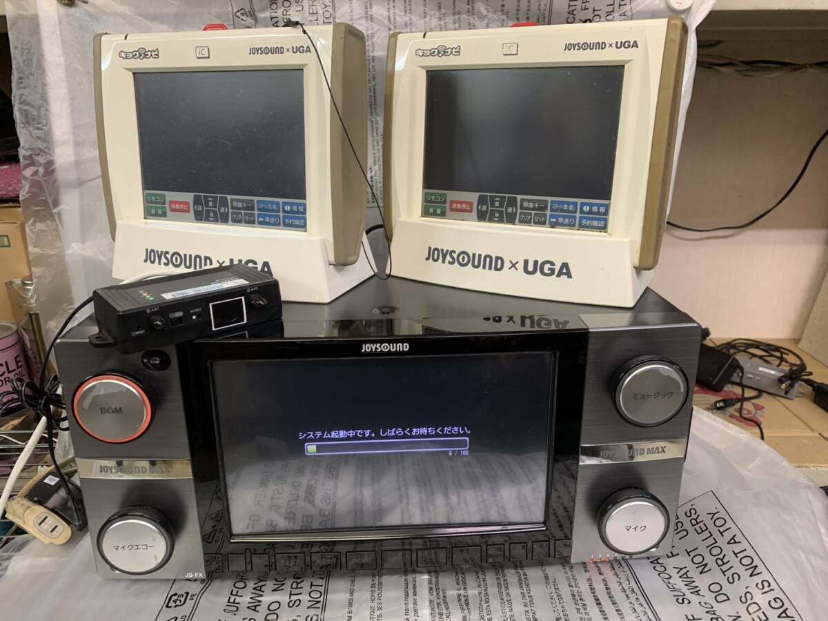 J☆JOYSOUND エクシング JS-FRv パワーアンプ AP-300付属 通信カラオケ
