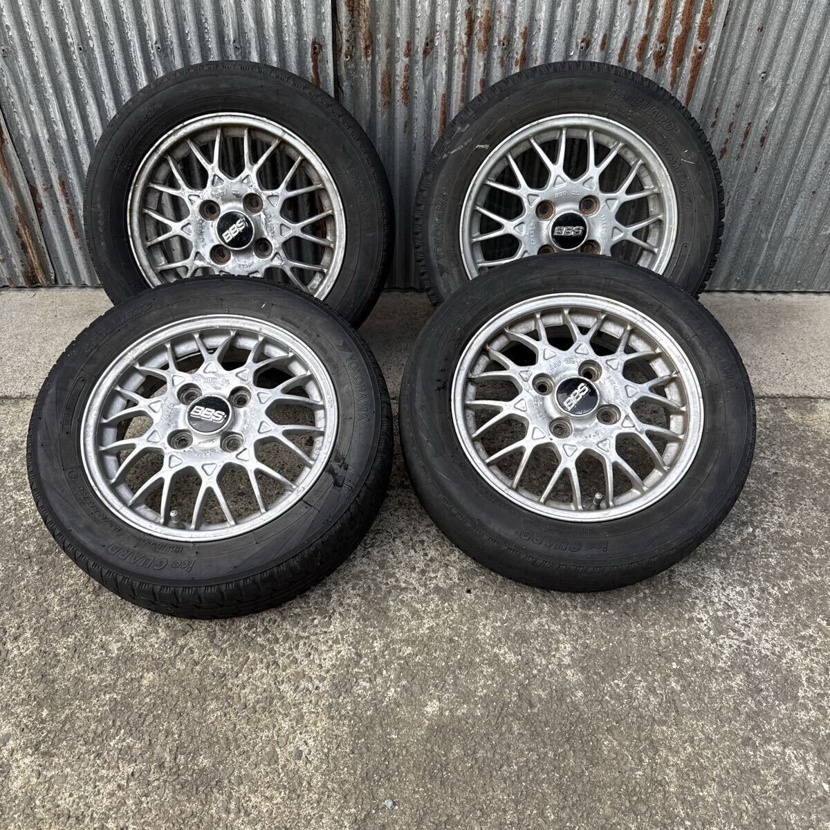 当時物 旧車 ENKEI エンケイ 13インチ 5.5J 6J PCD100 アルミホイール