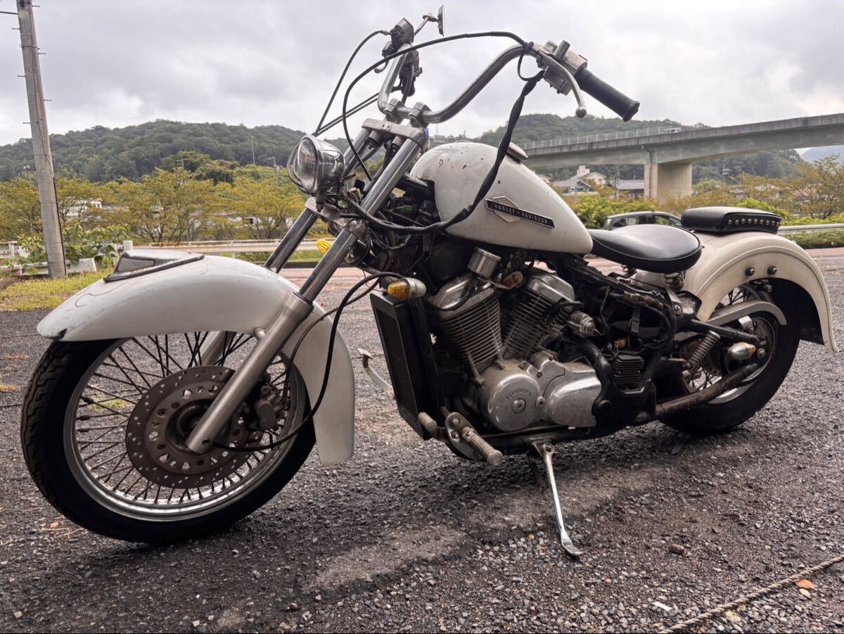 SR400◇ER製 リアサスペンション（イージーライダース 265mm ショート