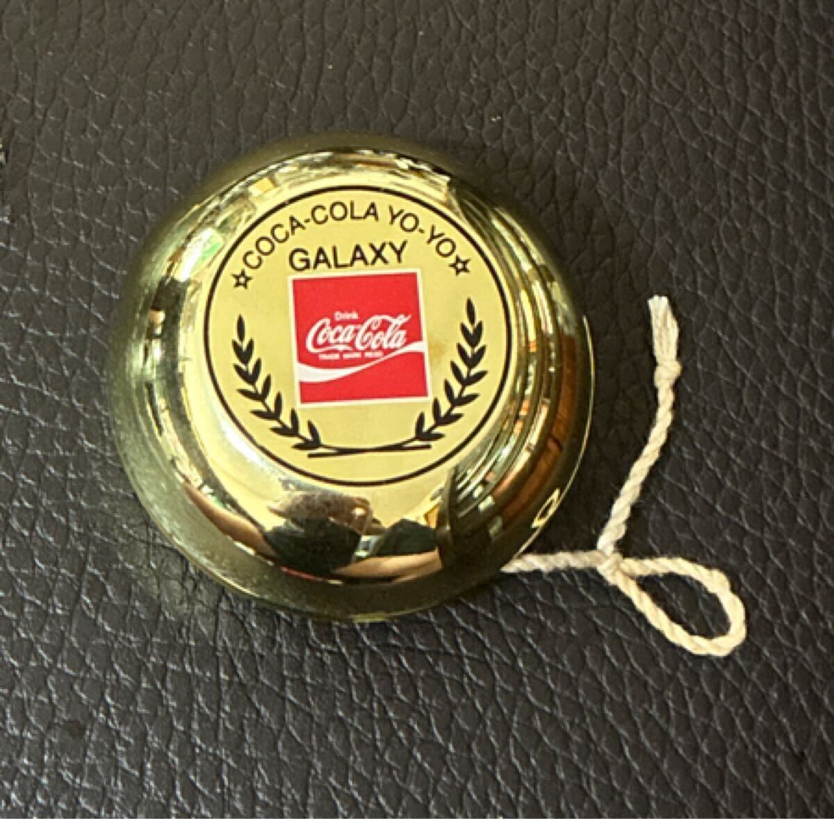昭和レトロ【コカコーラ ギャラクシー ヨーヨー ゴールド】coca・cola