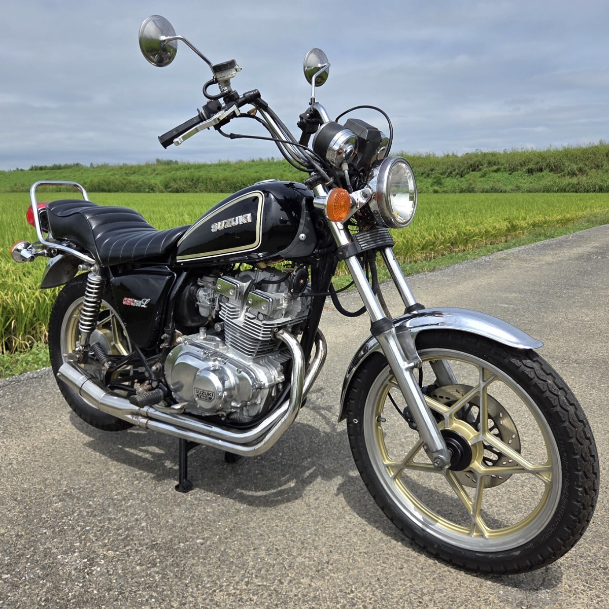 GSX 250 L アメザリ 吸い込み 旧車 当時 ケツあげ ② 検）GS CBX バブ