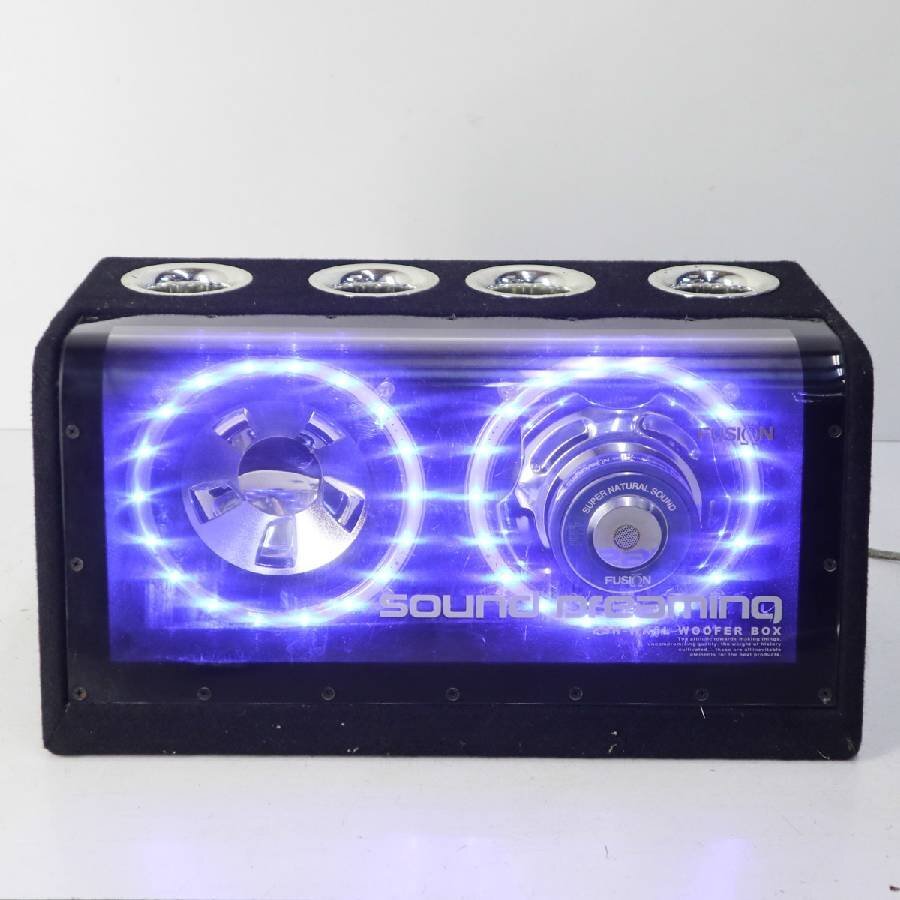 中古】FUSION FSN-WX5L ウーファーボックス 訳ありですの落札情報詳細