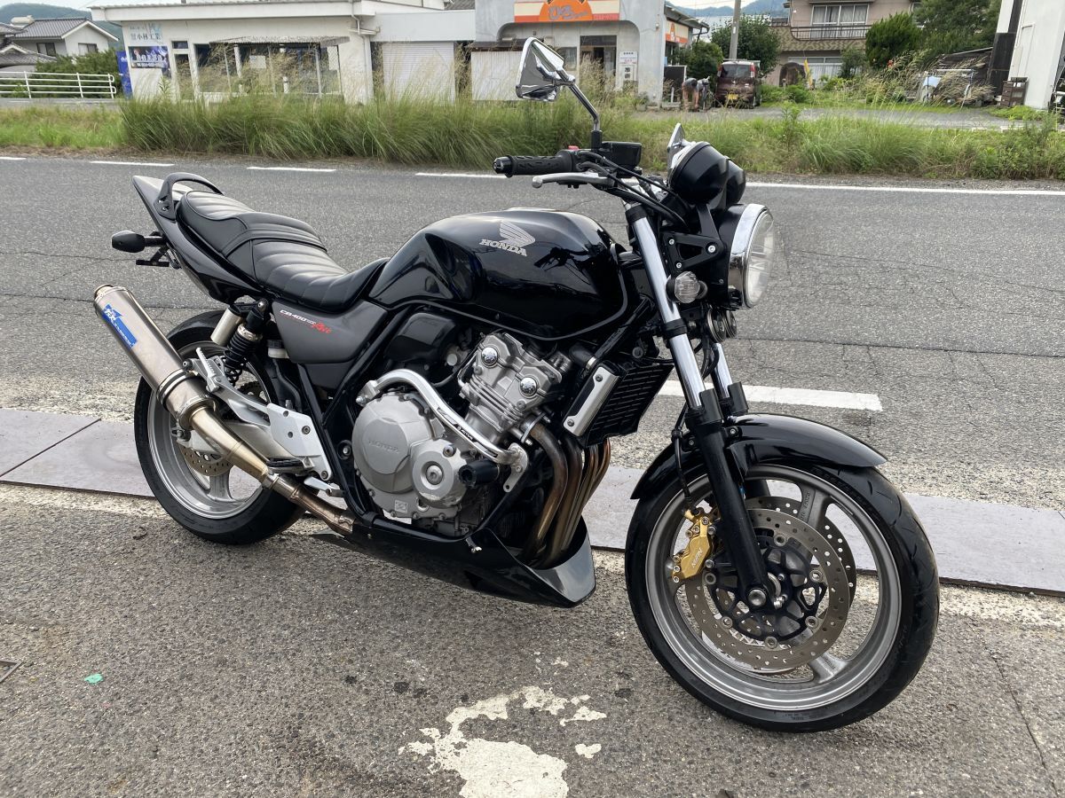激レア!! 当時物 ホーク バブ イノウエ製 左出し マフラー CB250T