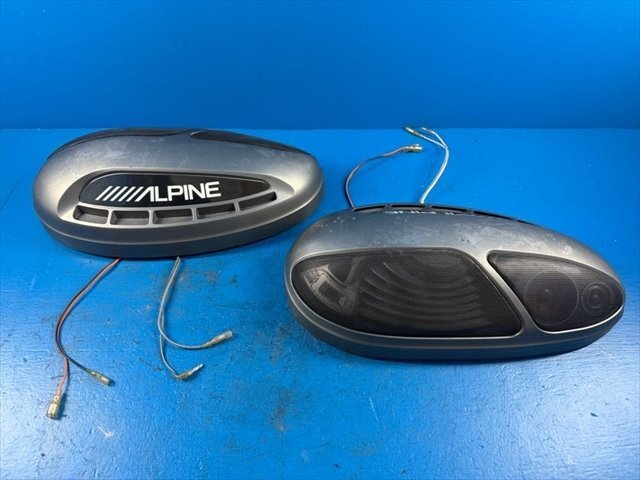 当時物！！ALPINE 6380 アルパイン 3ウェイスピーカーシステム 埋込み