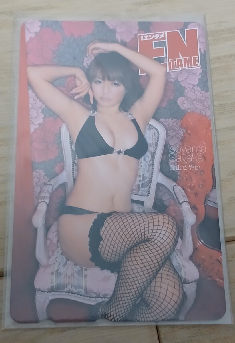 磯山さやか 等身大 ビキニ 網タイツ ポスター (約180×60㎝) 月刊