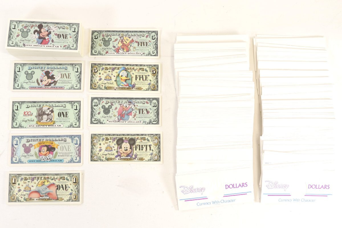 新品】☆必見☆世界紙幣 disney dollar ディズニードル/ディズニー