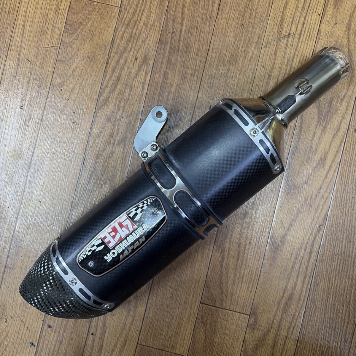 中古】CB400SF NC42 ヨシムラ チタン フルエキ マフラー サイレンサー