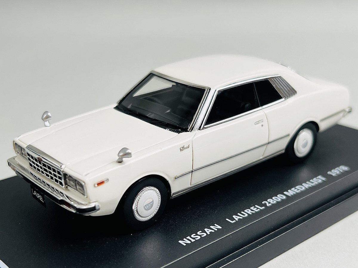 日産 ローレル 4ドア ハードトップ V20 ターボ メダリスト 1984年式 新品】1/43 日産 ローレル 4ドア ハードトップ V20 ターボ メダリスト