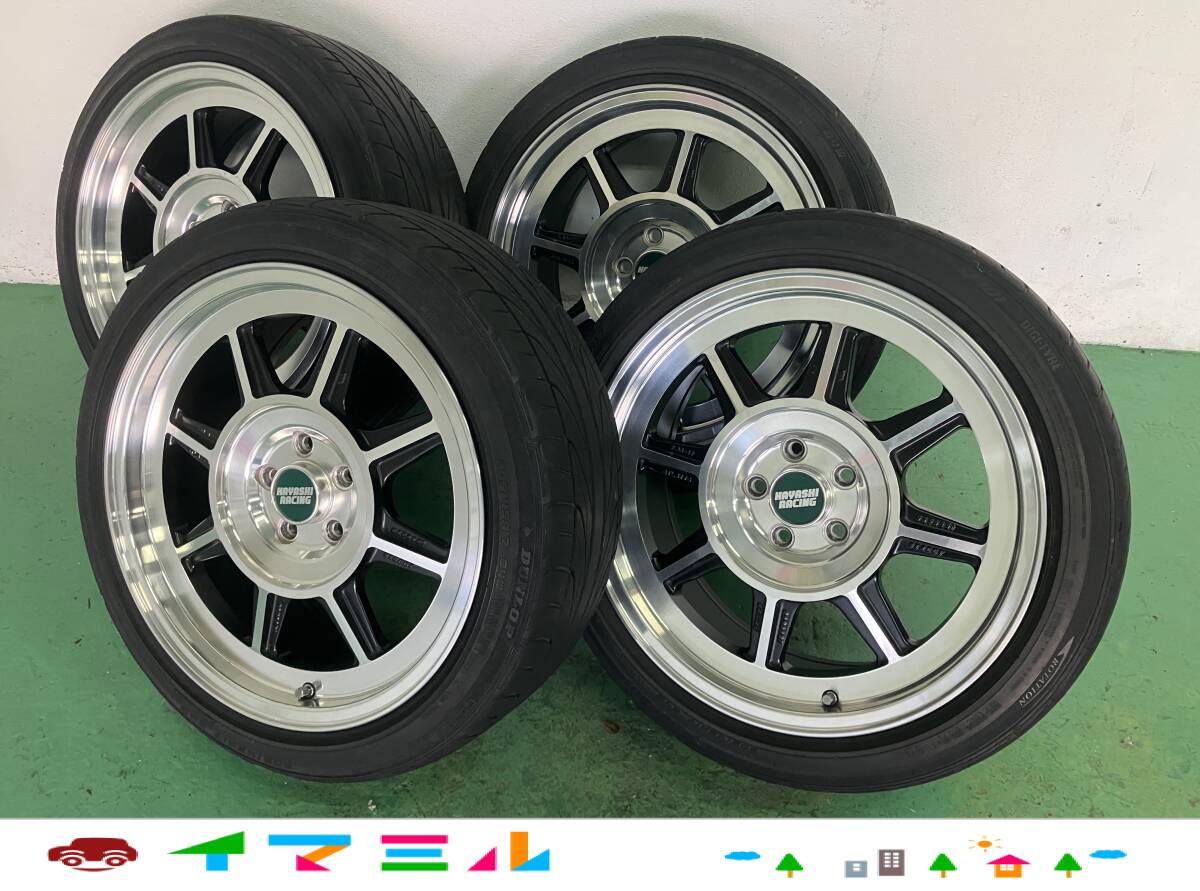 ハヤシストリート TYPE CR 15インチ PCD100 4穴 8.0j 8.5j /hayashi