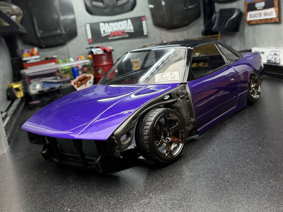 パンドラ シルビア S13 ボディ ミサイル仕様 パンドラ S13 シルビア ラジコン ボディ 1/10 塗装済み ミサイル