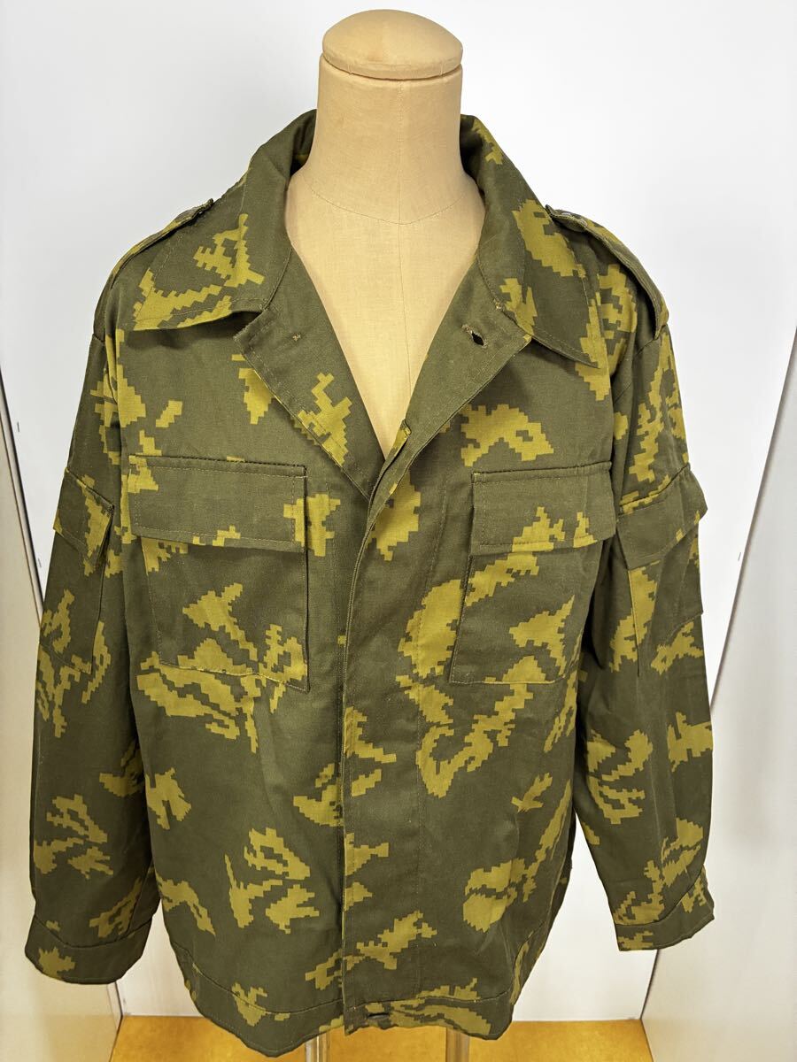 T*s様 ロシア軍 SSO製？ Sumrak 上着のみ ベリョーズカ迷彩 タルコ SSO製SUMRAK迷彩服 サイズ46-3 ベリョーズカ迷彩ロシア軍ソ連軍