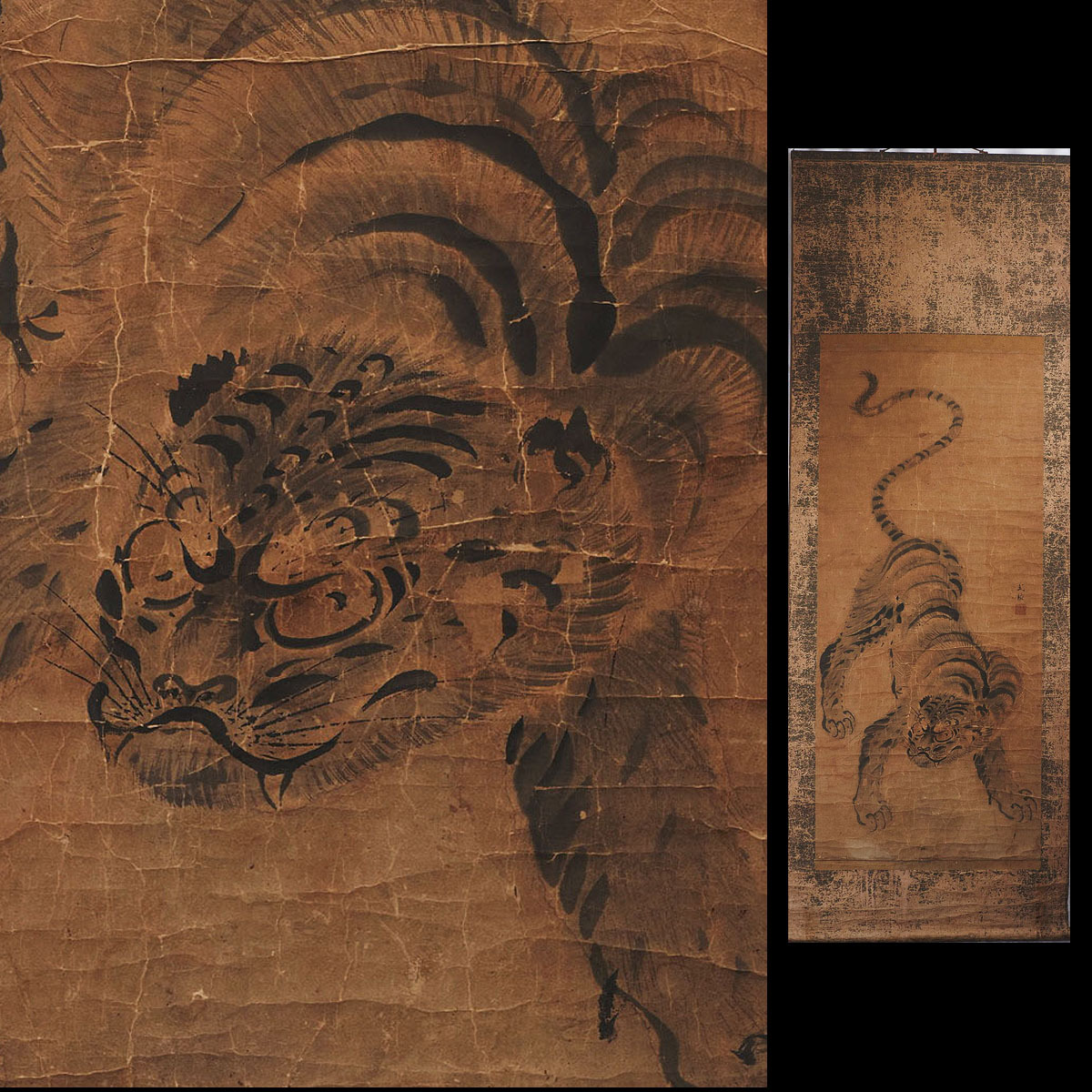 宣徳年製 堆朱 倶利彫刻 平卓 剔黒屈輪具利彫 四足花台【横幅70cm