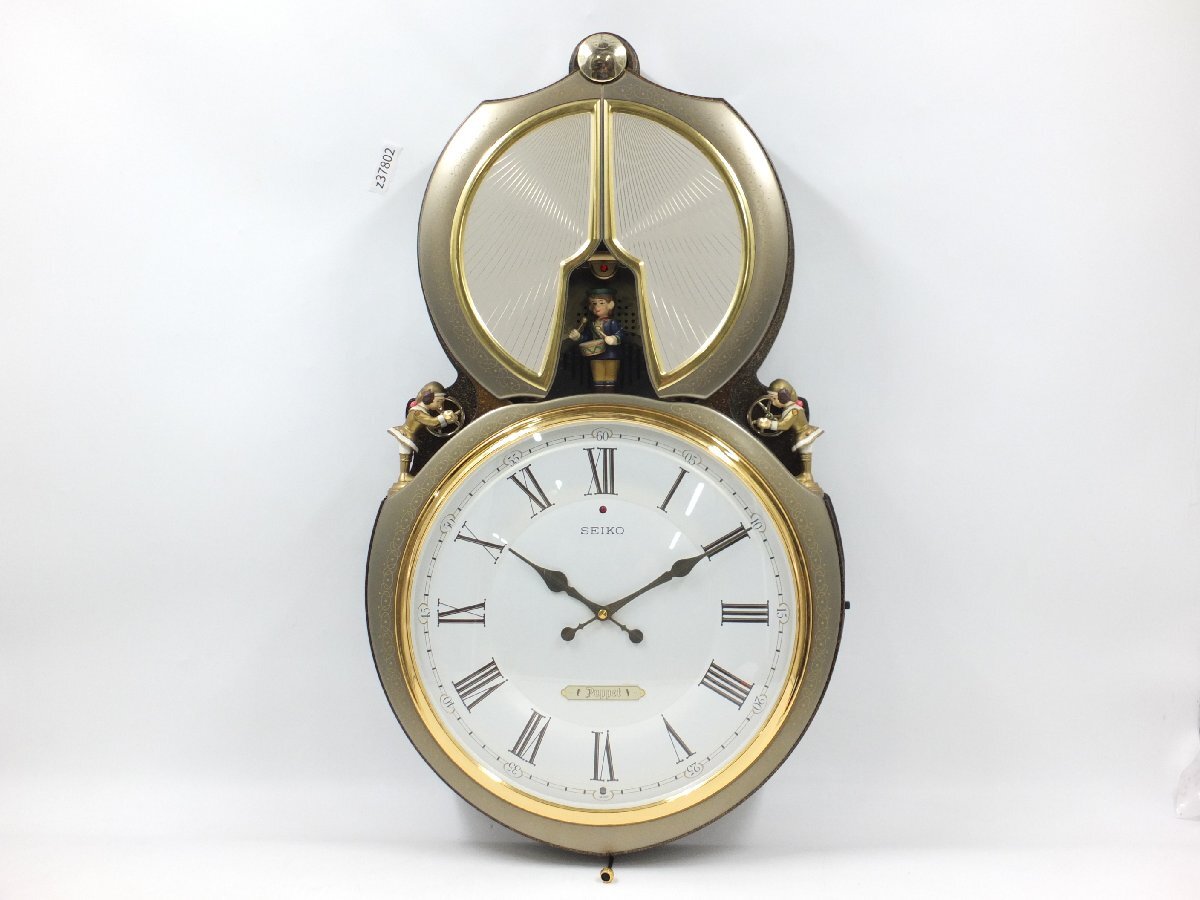 ○ SEIKO セイコー Puppet パペット からくり時計 RE541Nの落札情報