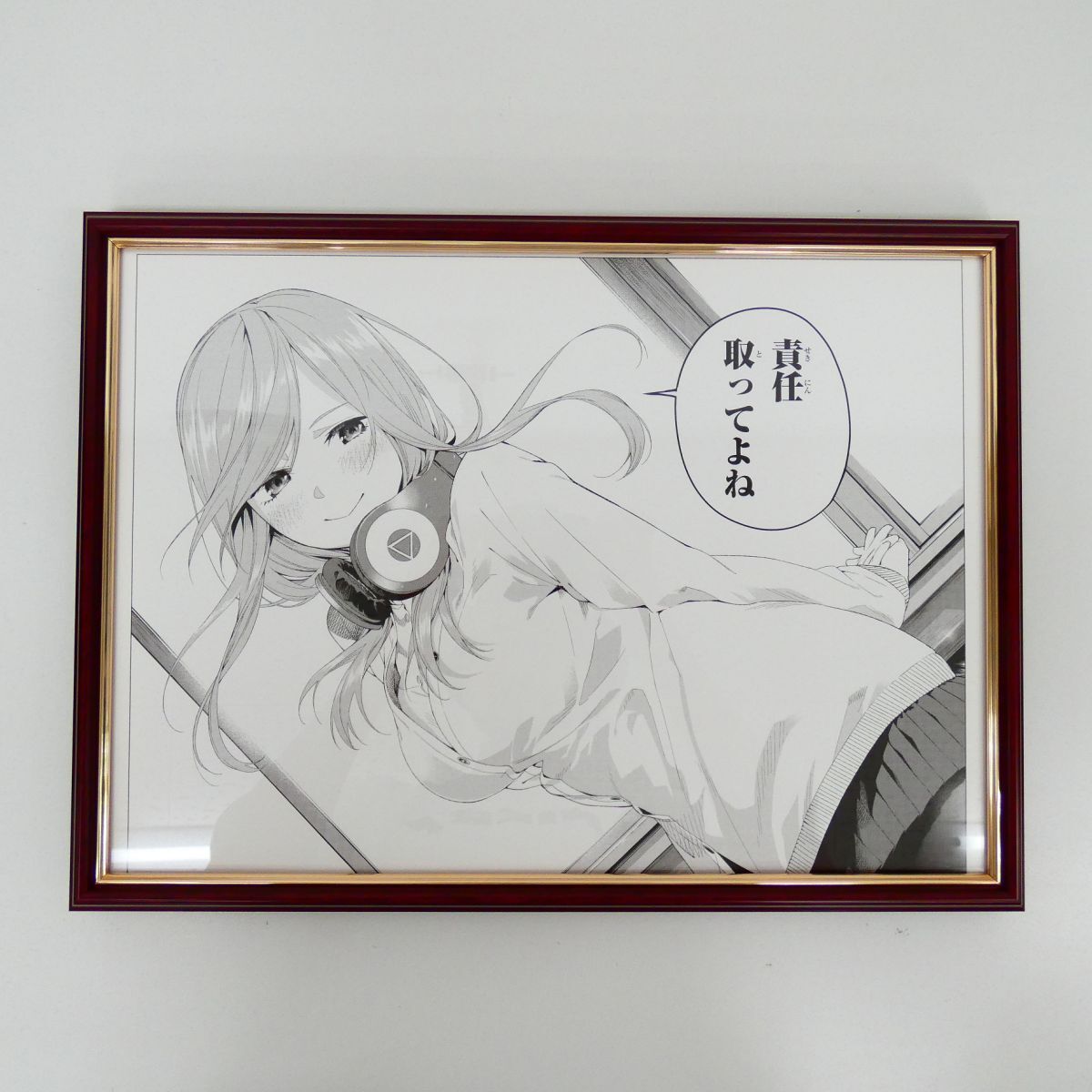 中古品 五等分の花嫁展 五等分の花嫁 春場ねぎ先生サイン入り 二乃 A