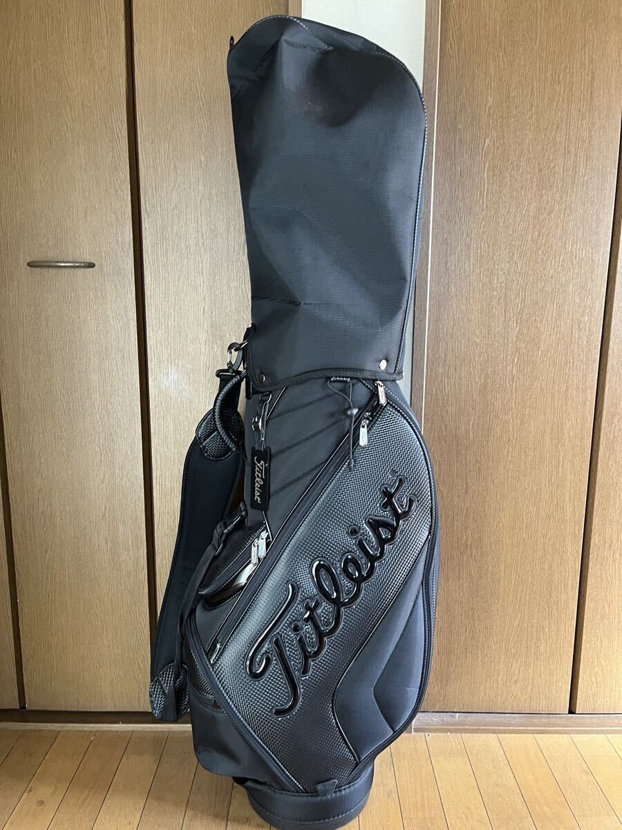 中古】キャディバッグ ゴルフバッグ Titleist タイトリスト エナメル