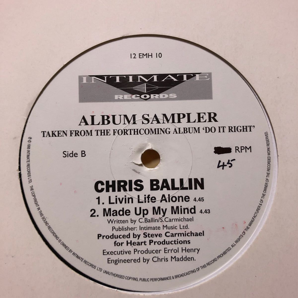 Chris Ballin 「Do It Right」CD Chris Ballin 「Do It Right」CD Chris Ballin, Chris Ballin