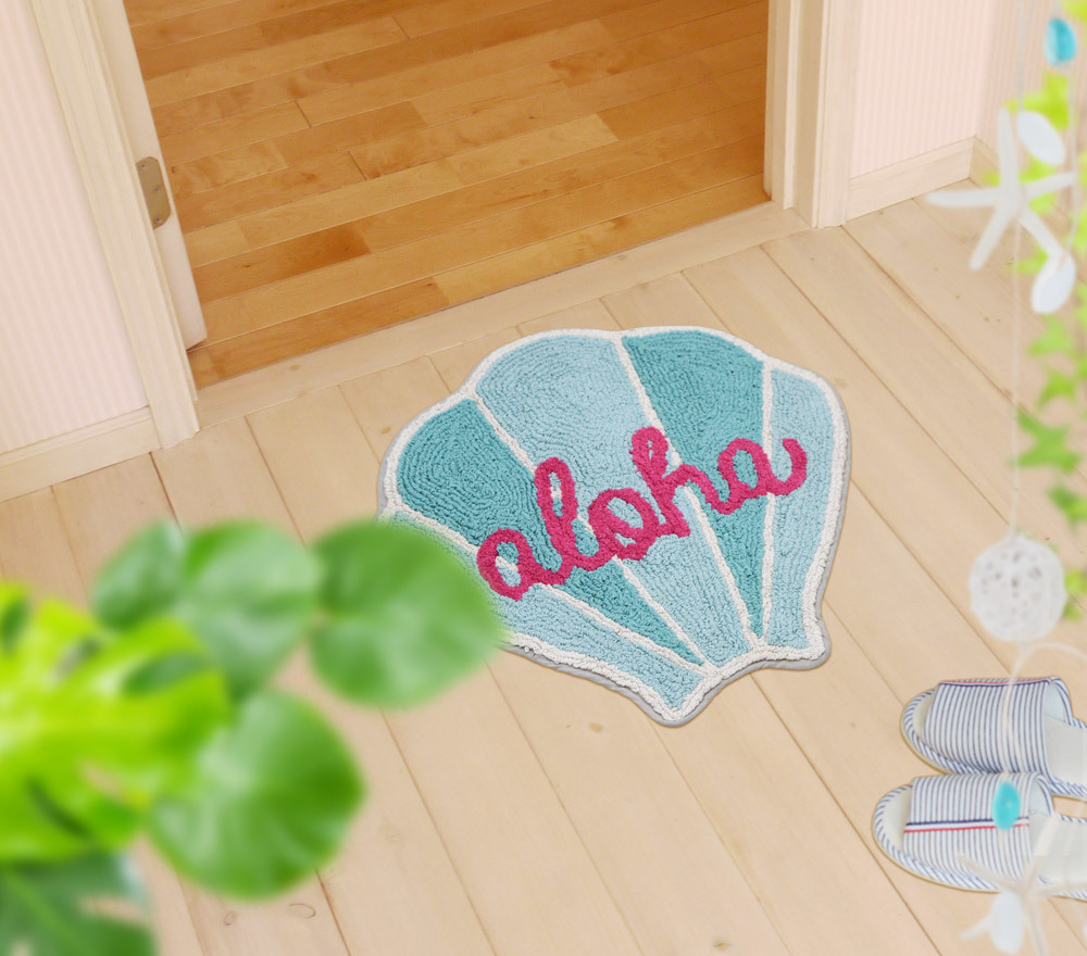 新品 マット シェル ブルー ハワイアン マリン サーフ インテリア雑貨 貝殻マット アロハ 模様替え の落札情報詳細 ヤフオク落札価格情報 オークフリー スマートフォン版