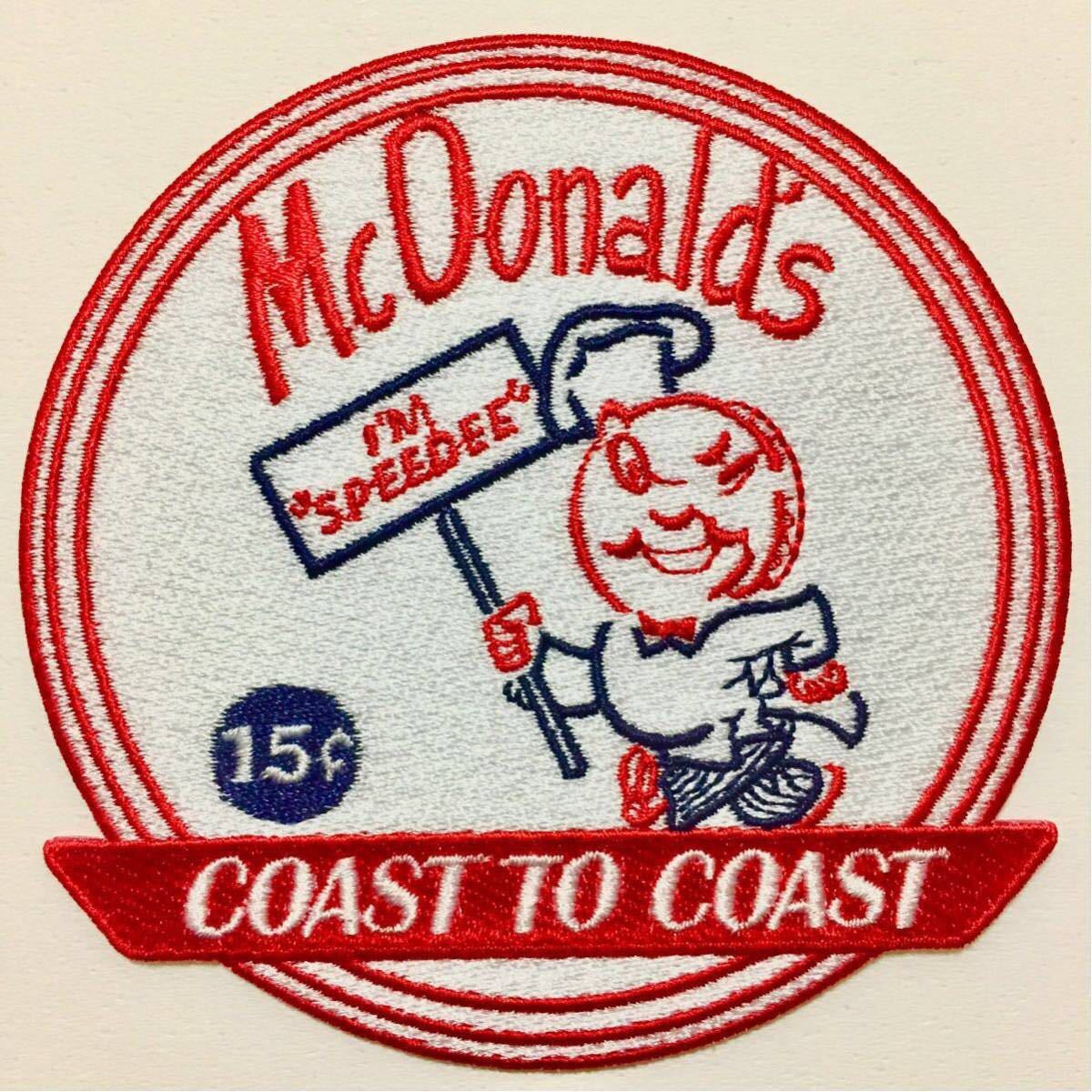 新品 マクドナルド スピーディー Coast To Coast ワッペン の落札情報詳細 ヤフオク落札価格情報 オークフリー スマートフォン版