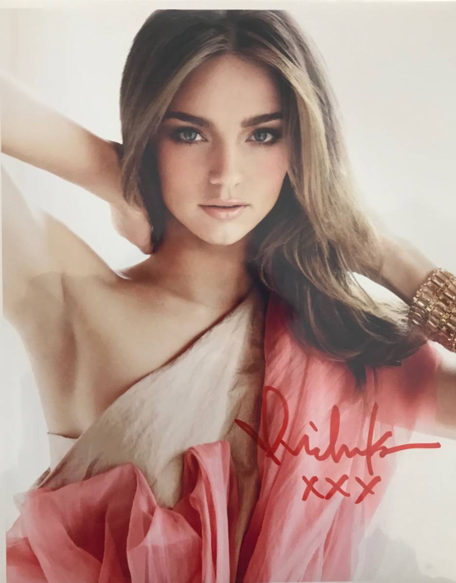 直筆サイン ミランダ カー Coa証明書 本物保証