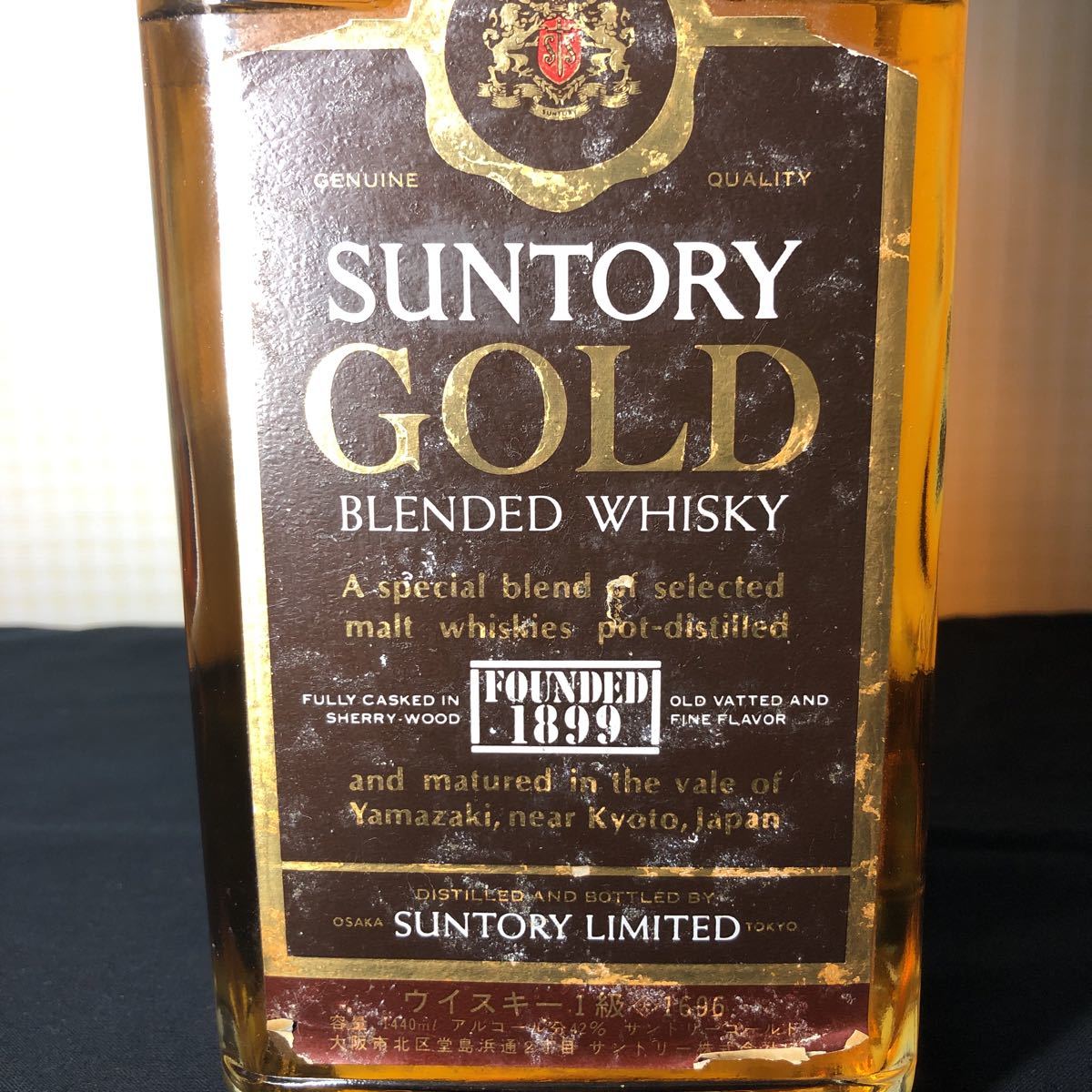 古酒Suntory Gold Blended Whisky 1440ml 1級 古酒Suntory Gold Blended Whisky 1440ml 1級 古酒SUNTORY GOLD ブレン