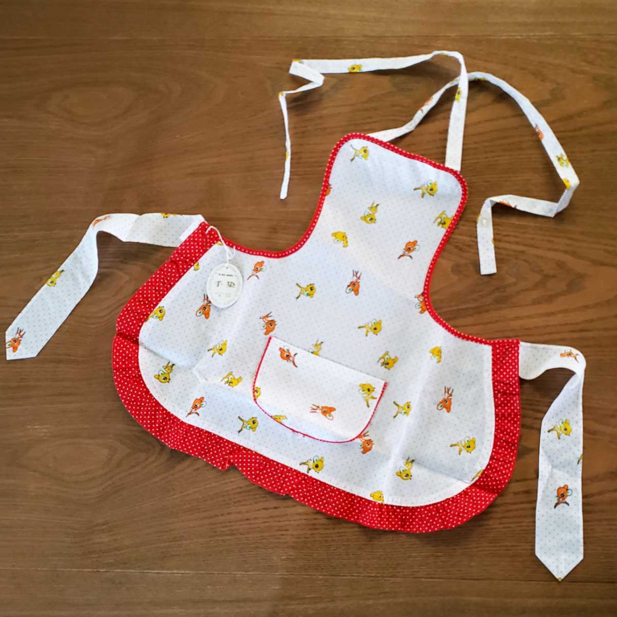 新品 昭和 レトロ レトロポップ 可愛い バンビ柄 エプロン 子供用 新品 の落札情報詳細 ヤフオク落札価格情報 オークフリー スマートフォン版