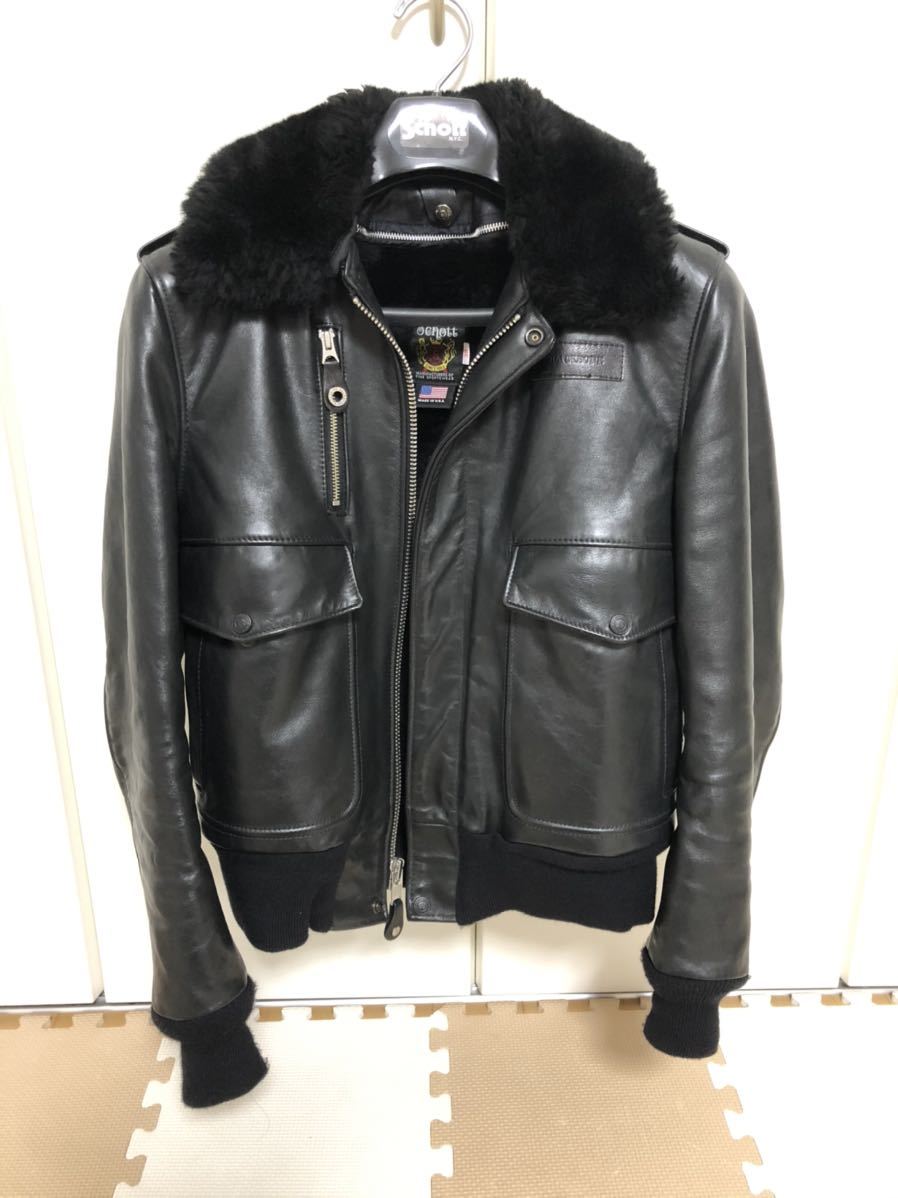 SchottのG1レザー Schott G-1 Leather Jacket | eBay