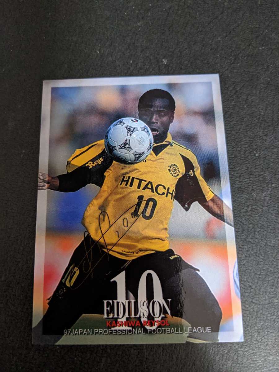 即決☆Jカード97 柏レイソル エジウソン プリントサインカードの落札