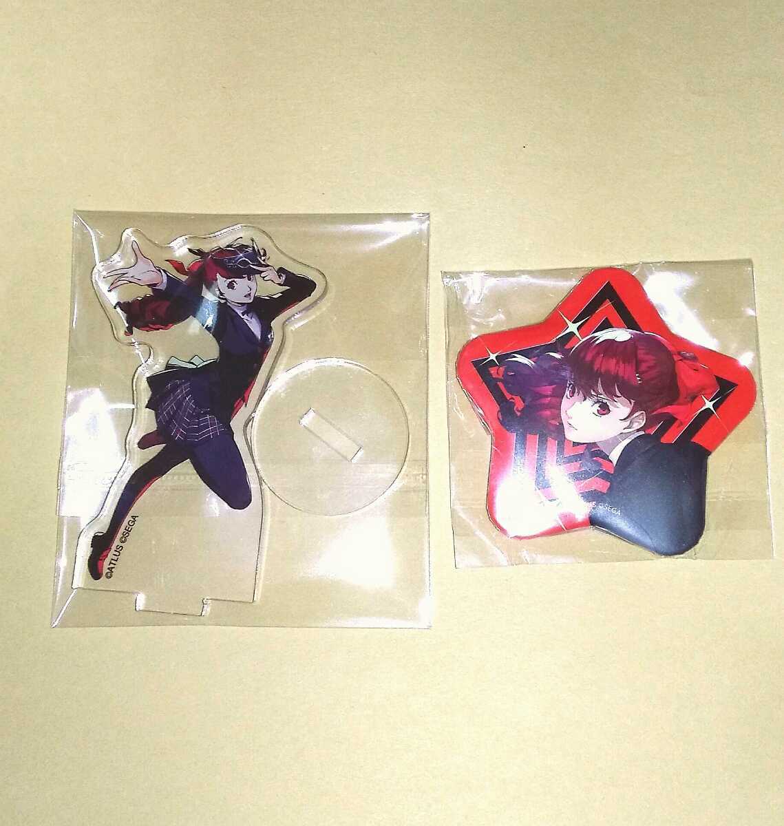 東京ゲームショウ 2019 ペルソナ5 スター缶バッジ ☆ 芳澤かすみ