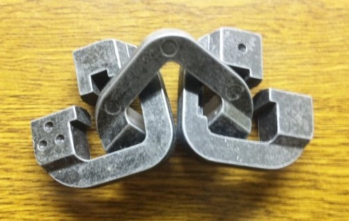 立体パズルゲーム キャスト チェーン はずる ハナヤマ 知恵の輪 の落札情報詳細 ヤフオク落札価格情報 オークフリー スマートフォン版