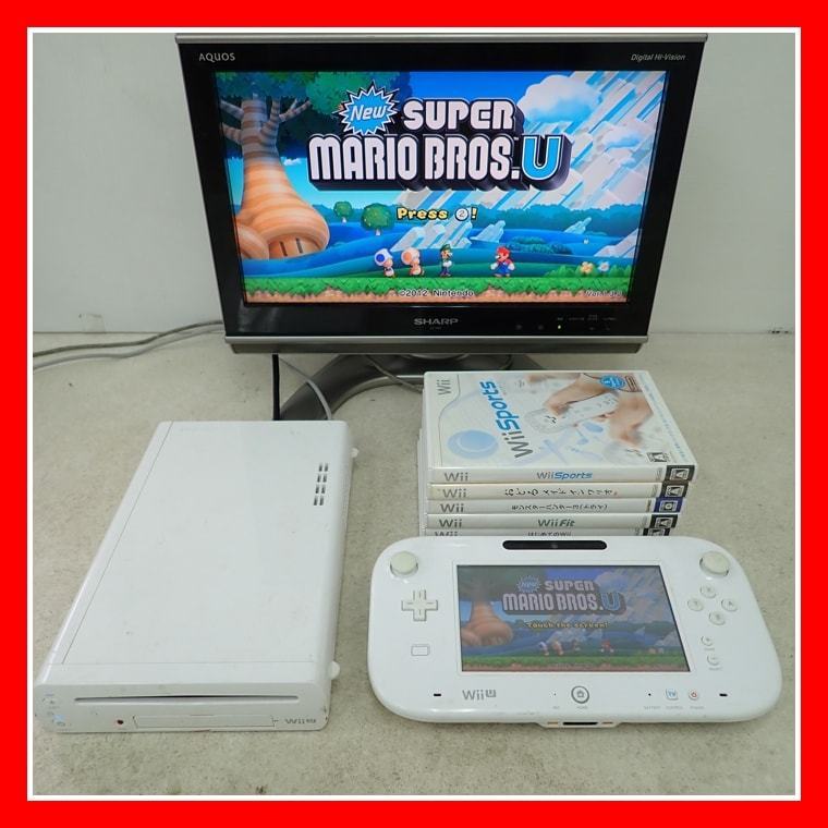 動作品 Wiiu 本体 シロ ニュースーパーマリオブラザーズu モンスターハンターg 等 Wii Wiiuソフト7本 まとめてセット 任天堂 の落札情報詳細 ヤフオク落札価格情報 オークフリー スマートフォン版