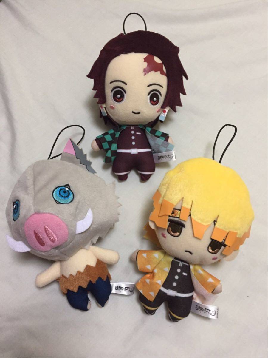 新品 新品 鬼滅の刃 フリュー ぬいぐるみ 全3種セット 炭治郎 善逸 伊之助 たんじろう ぜんいつ いのすけ の落札情報詳細 ヤフオク落札価格情報 オークフリー スマートフォン版