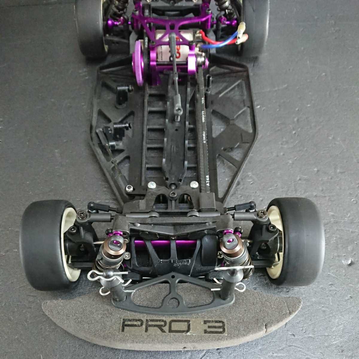 HPI 1/10 RS4 PRO3 RC レーシングカー Candy 完全動作品 GP R/C HPI