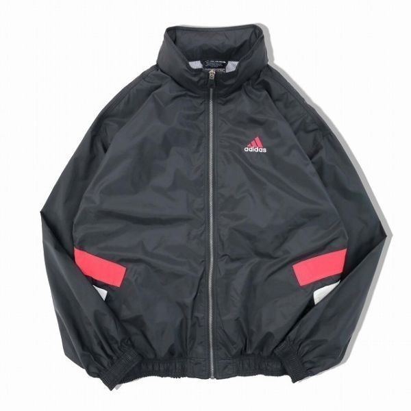 90s Adidas アディダス ナイロンジャケット ブルゾン ウィンドブレーカー オーバーサイズ 黒 Xl 1円スタート 最落なし 中古 古着 H48 の落札情報詳細 ヤフオク落札価格情報 オークフリー スマートフォン版