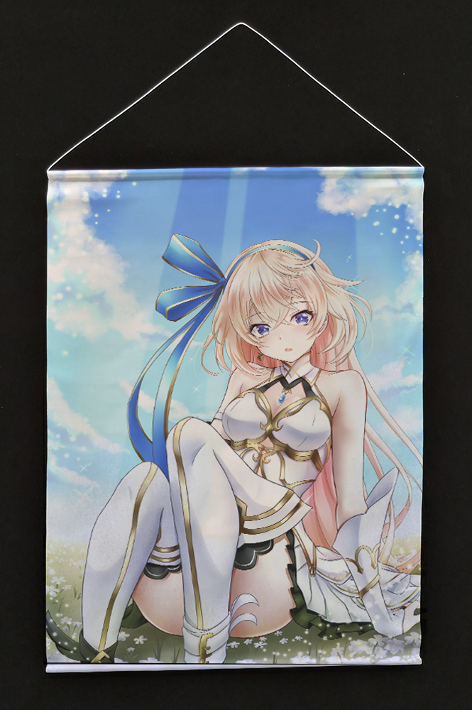 新品】【日本製】白猫プロジェクト エレノア 230□高品質タペストリー