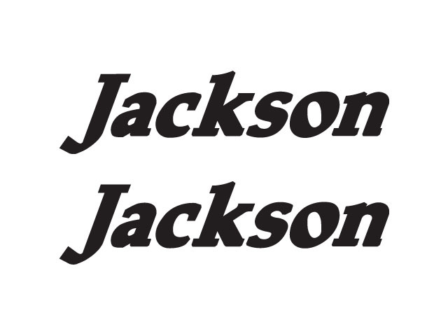 新品】フィッシング関係 スポンサーロゴ「Jackson 」 カッティング