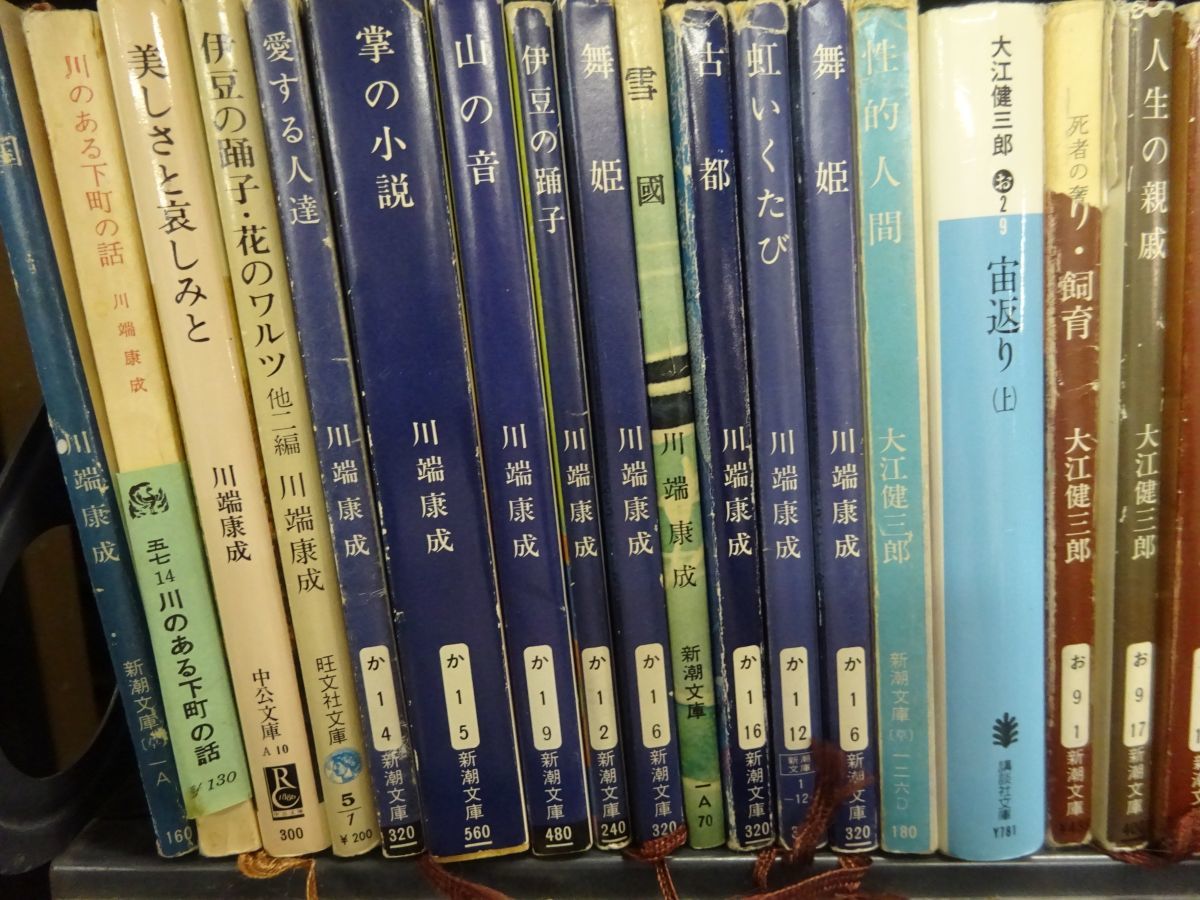 SET) 純文学系 小説 文庫 100冊 セット まとめ売り 川端康成 大江