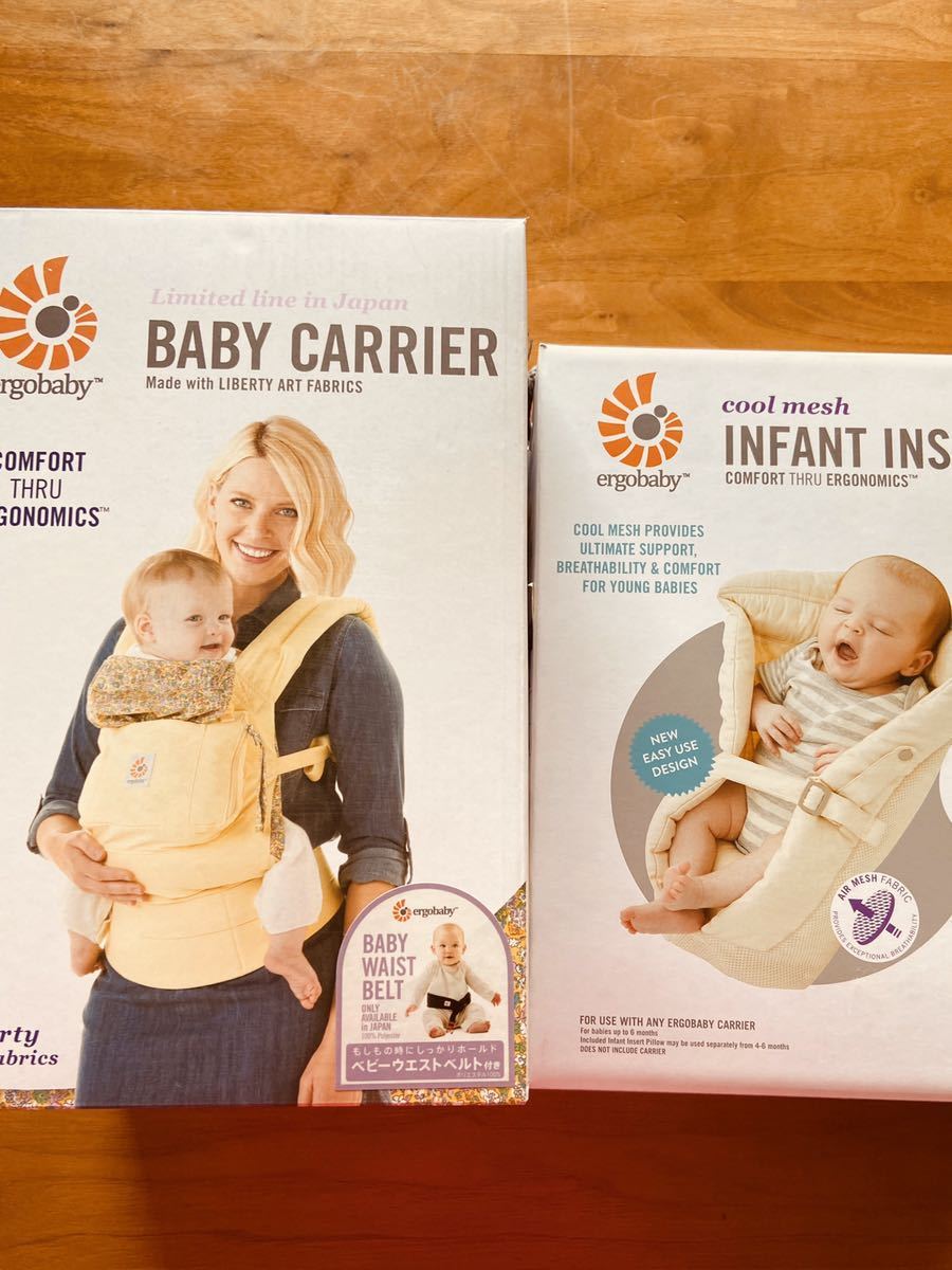 エルゴベビー Ergobaby 抱っこひも 抱っこ紐 ベビーキャリア インファントインサート の落札情報詳細 ヤフオク落札価格情報 オークフリー スマートフォン版