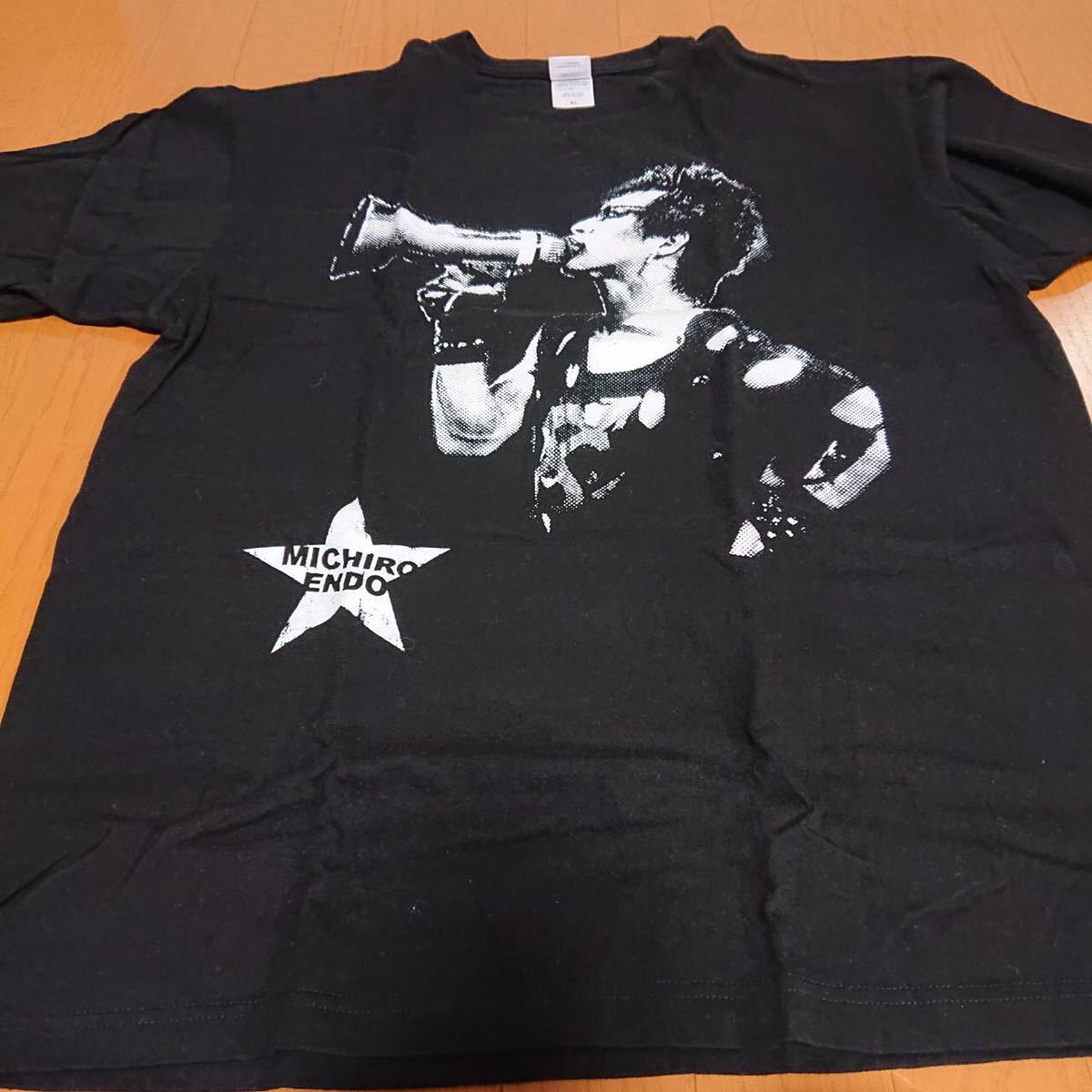 新品】遠藤ミチロウ Tシャツ 黒XL スターリン 未使用品 中村達也