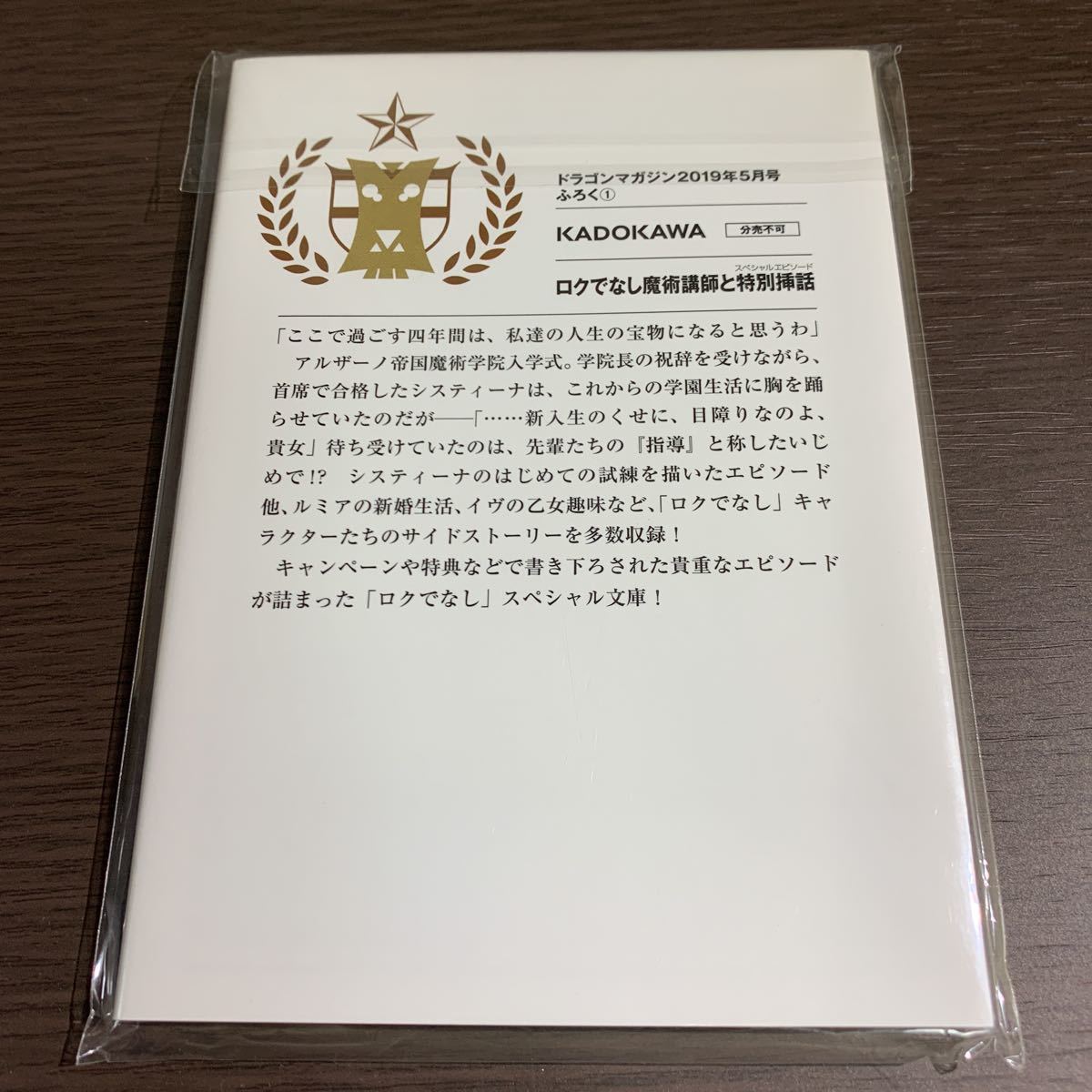 新品 非売品 新品 ロクでなし魔術講師と特別挿話 ドラゴンマガジン 19年5月号ふろく ロクでなし魔術講師と禁忌教典 羊太郎 三嶋くろね の落札情報詳細 ヤフオク落札価格情報 オークフリー スマートフォン版