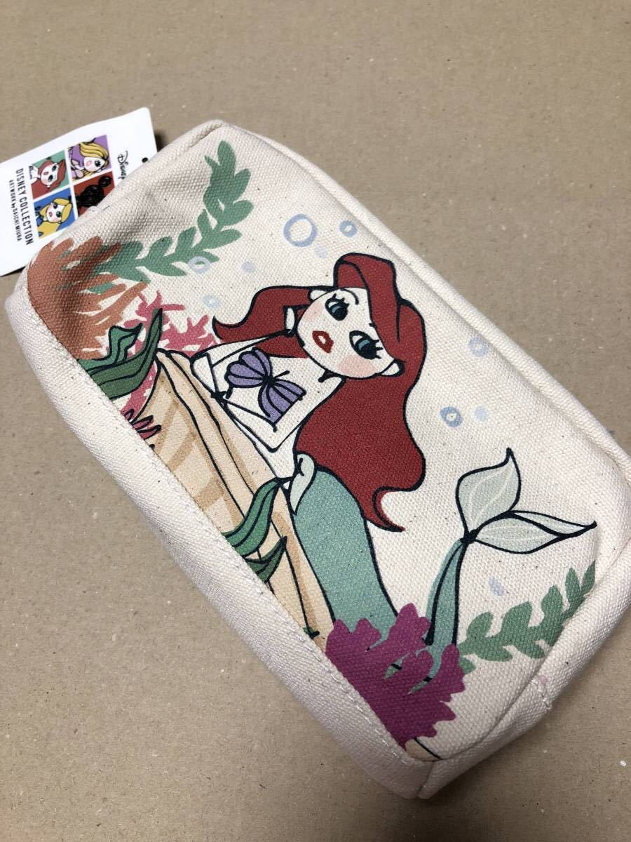 新品 Disney ディズニー アリエル リトルマーメイド ポーチ 三浦大地 東急ハンズ コラボ コスメポーチ の落札情報詳細 ヤフオク落札価格情報 オークフリー スマートフォン版