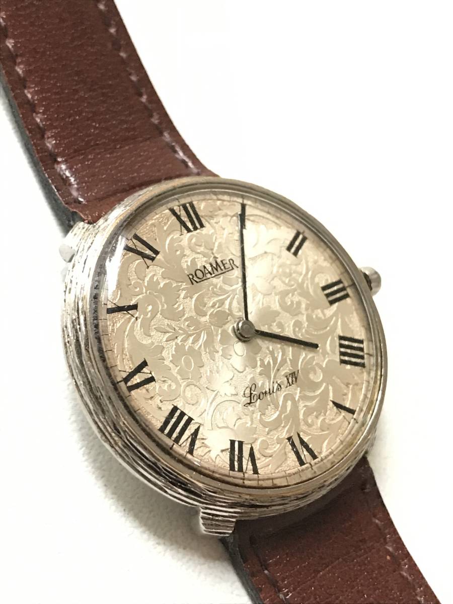 ☆中古可動品 ROAMER ローマー Louis XIV ルイ14世 手巻時計