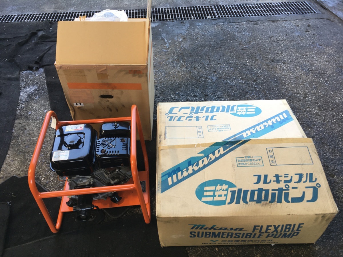 送料0円 三笠産業 水中ポンプ(エンジン盤付) WP-3LC(5m) (WP-3LC-GE ...