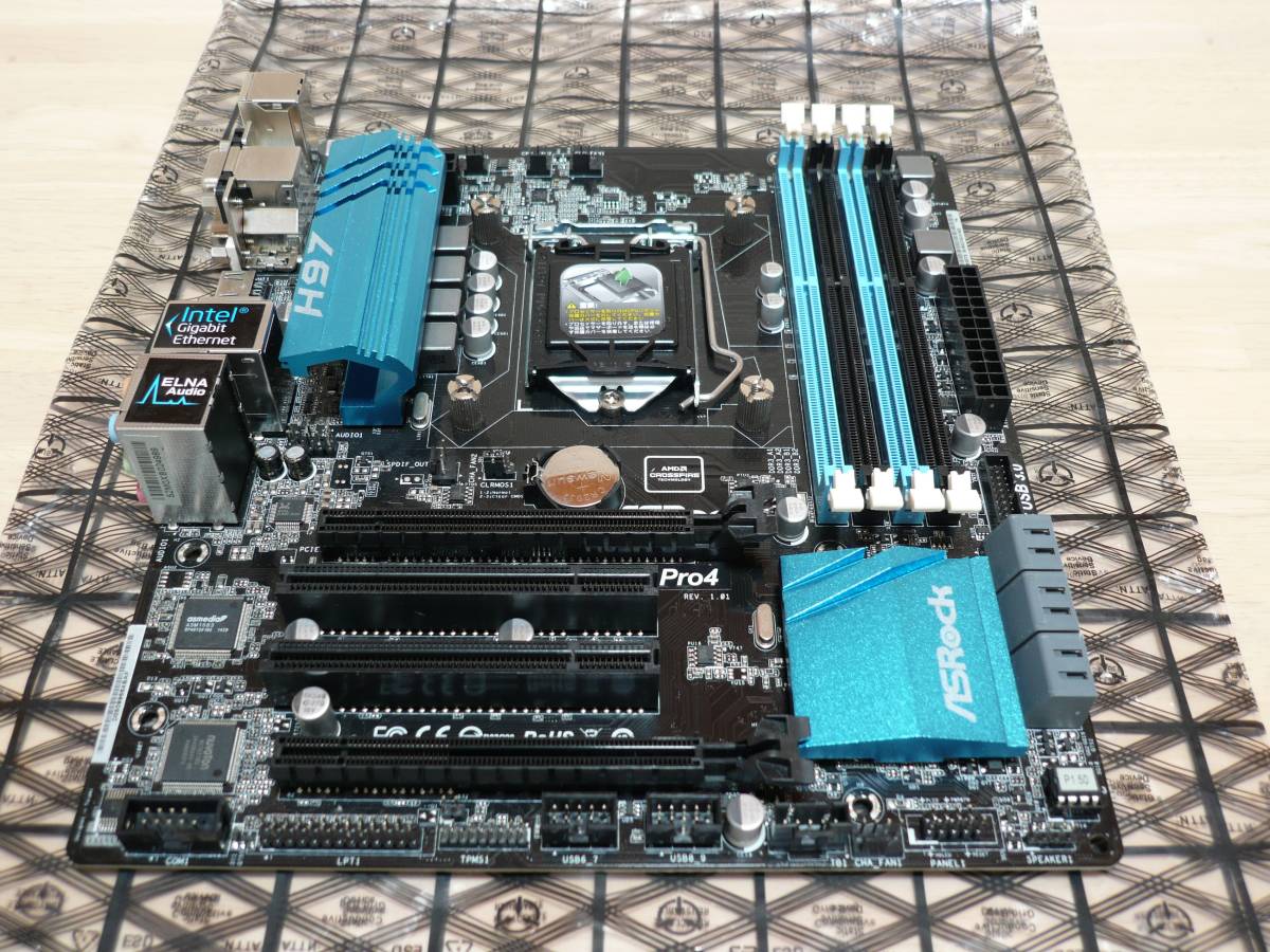 Asrock マザーボード H97m Pro4 Micro Atx Lga1150 中古美品 送料無料 の落札情報詳細 ヤフオク落札価格情報 オークフリー スマートフォン版